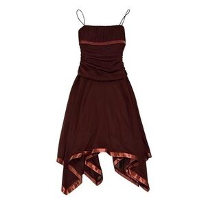 Brown and Copper Vintage Fairycore Dress